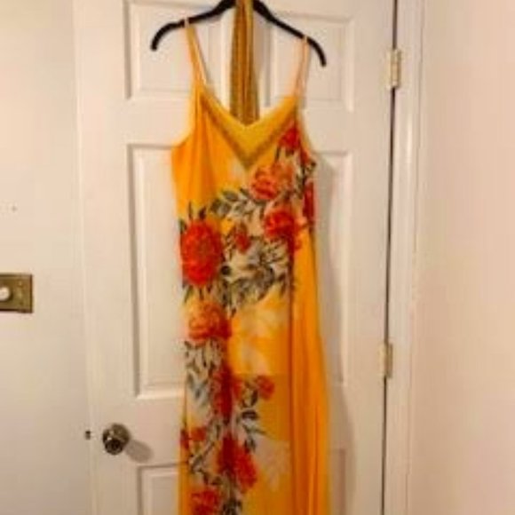 Flying Tomato Floral For Delilah Maxi Yellow Dress - Picture 2 of 5
